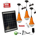 Pendent light fixtures Solar Home Lighting Kit with 3 LED Handy bulbs and multifunctional charging cable JR-CGY